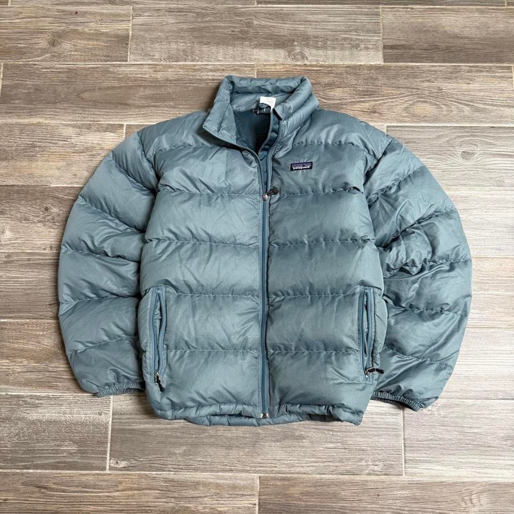 Vintage 2000s Patagonia gray down puffer jacket size XL
